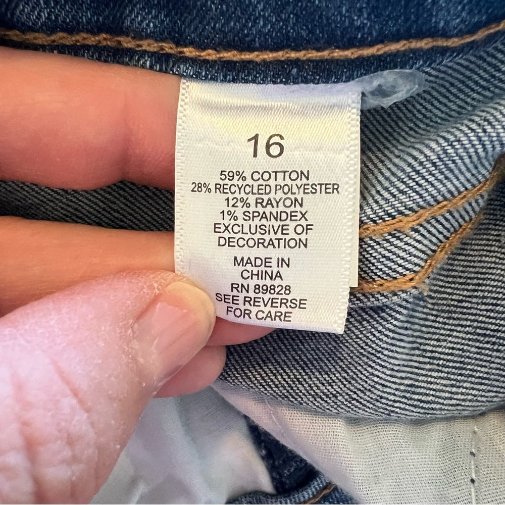 Logo Lori Goldstein Blue Shadow Patch Boyfriend J… - image 5